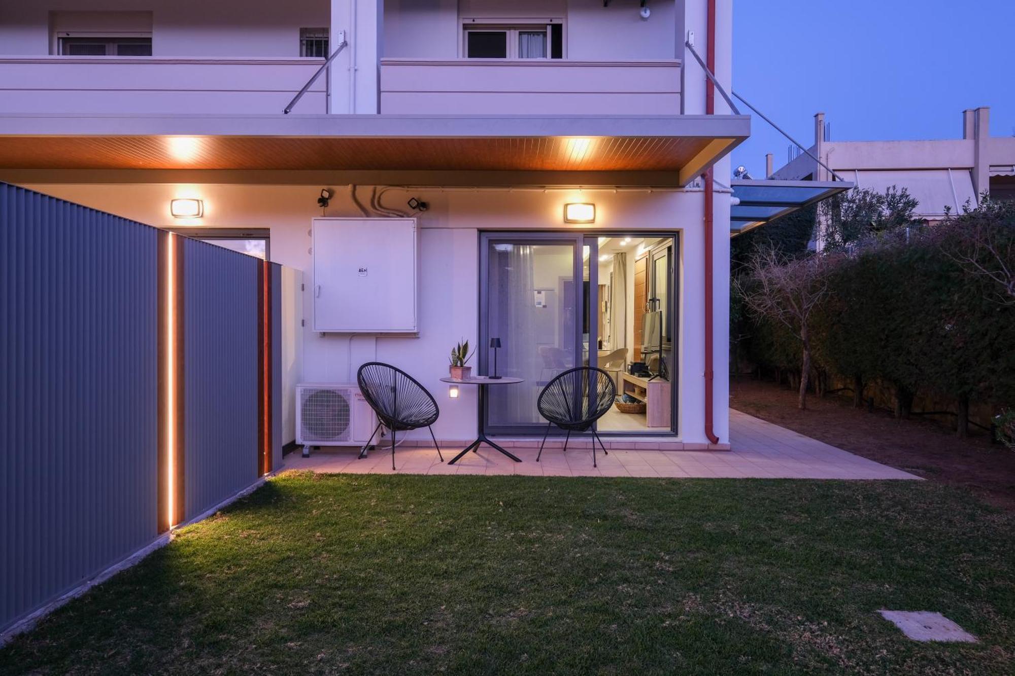 Glaros Casa Verde - Cozy Flat With Garden Near Beach Kato Daratso Exterior photo