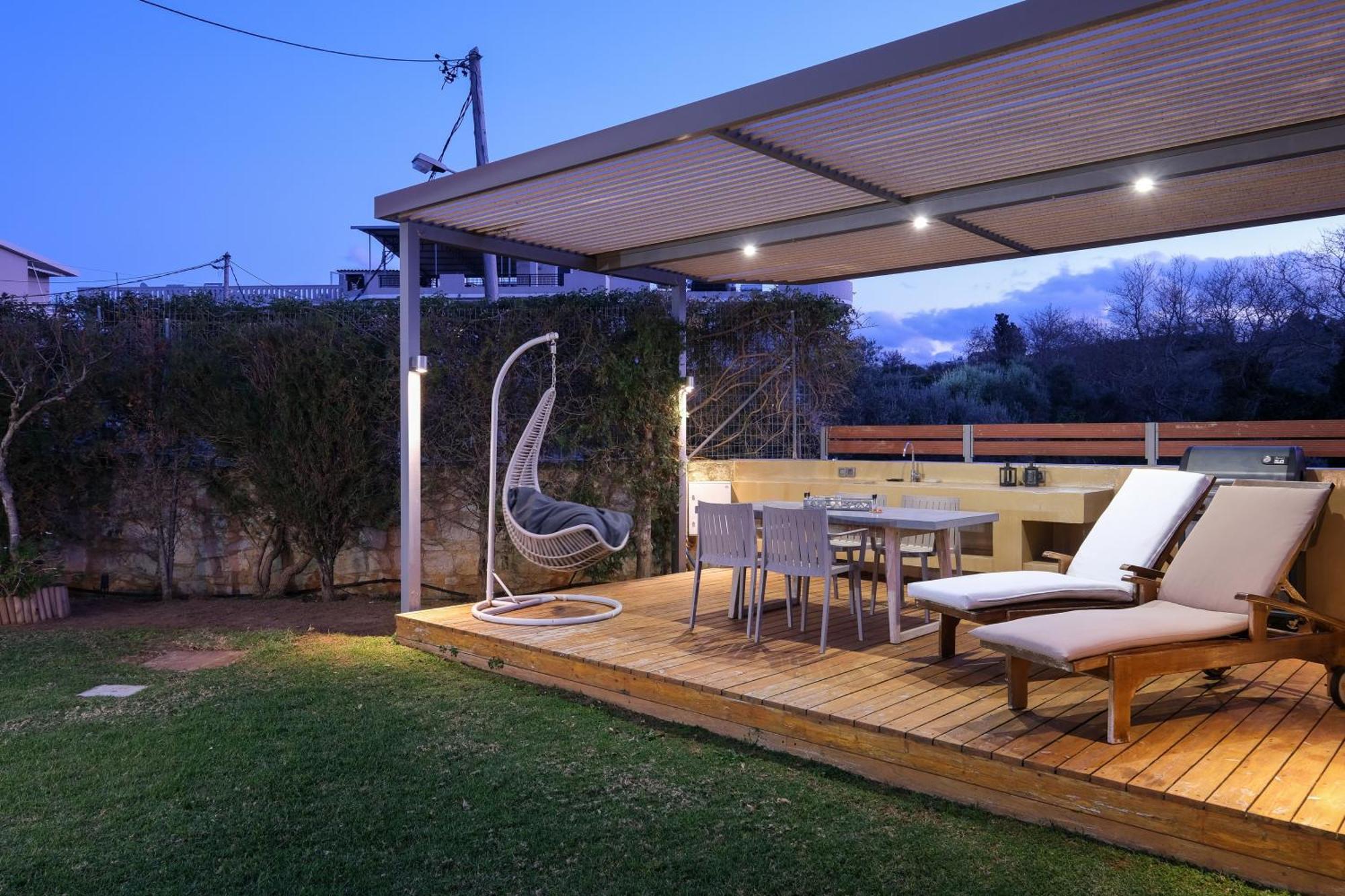 Glaros Casa Verde - Cozy Flat With Garden Near Beach Kato Daratso Exterior photo
