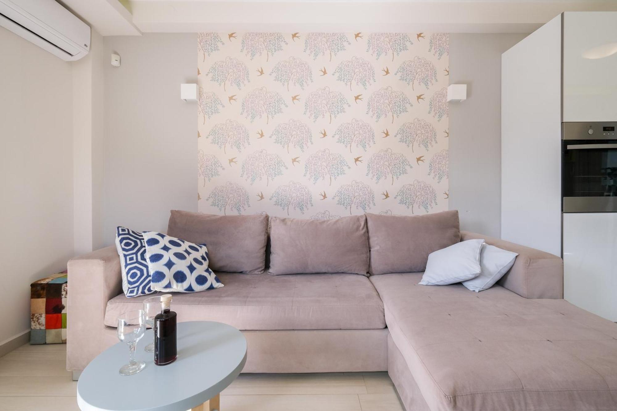 Glaros Casa Verde - Cozy Flat With Garden Near Beach Kato Daratso Exterior photo