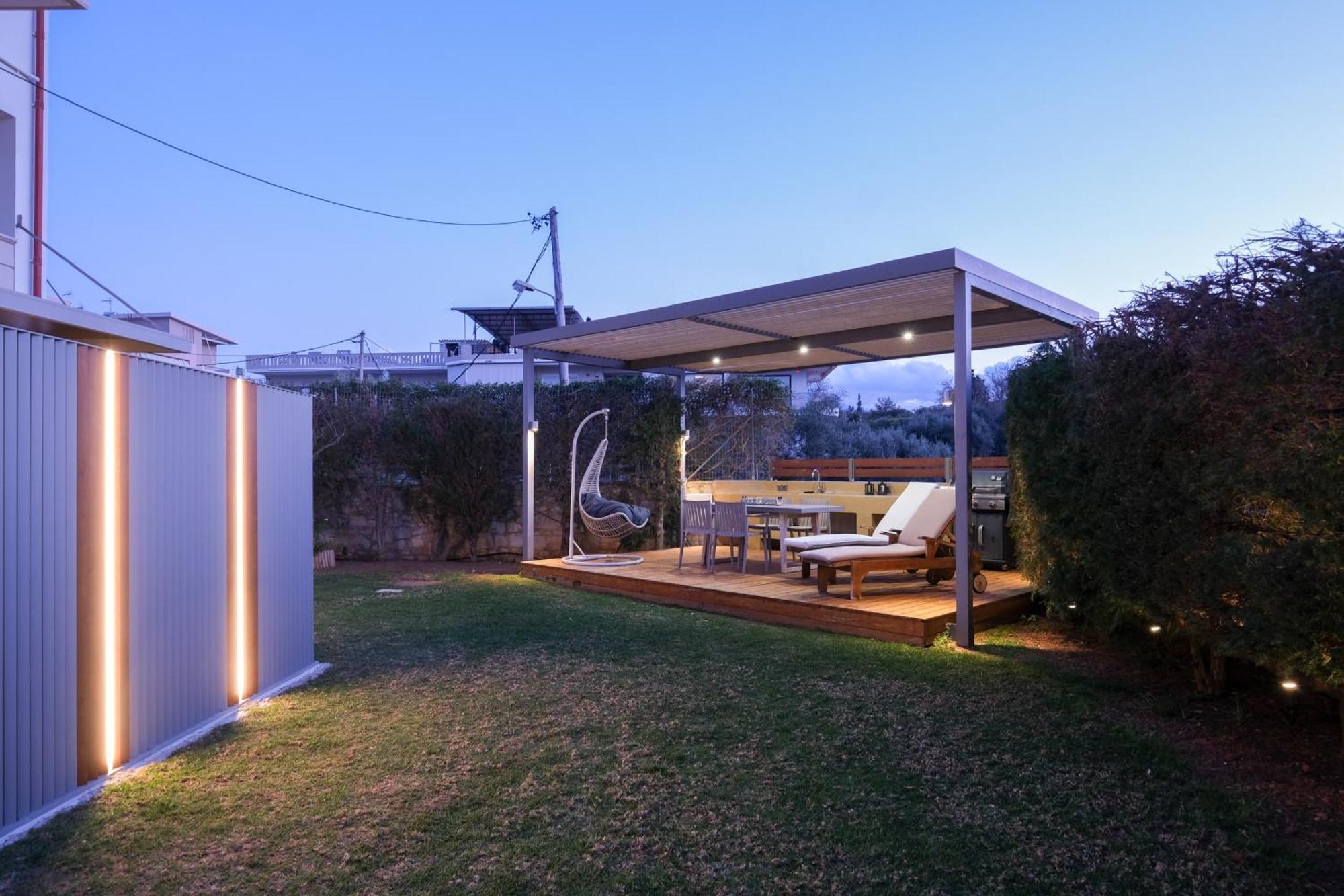 Glaros Casa Verde - Cozy Flat With Garden Near Beach Kato Daratso Exterior photo
