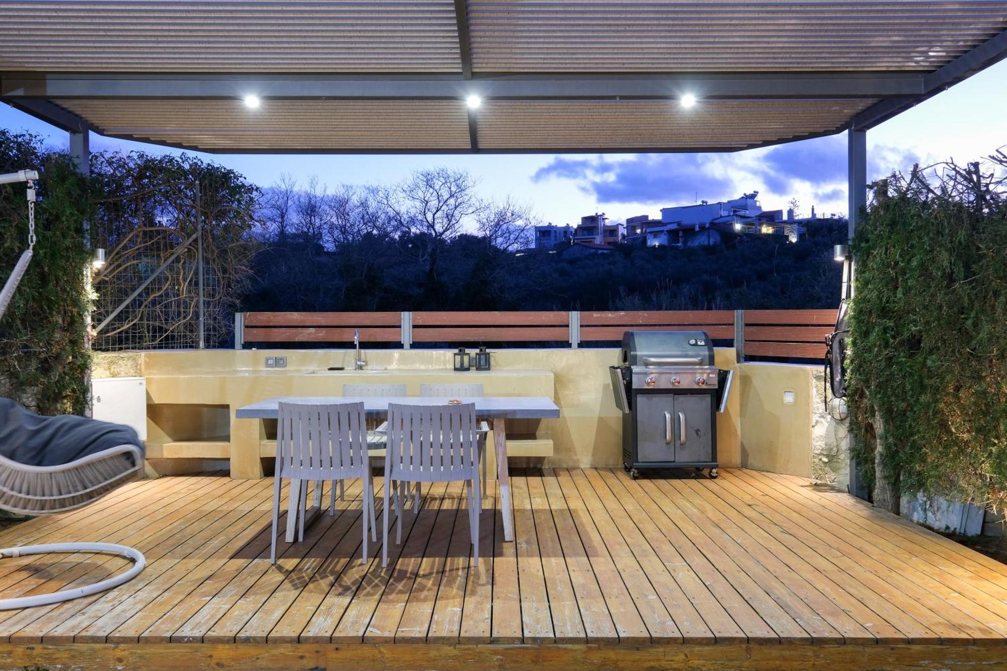 Glaros Casa Verde - Cozy Flat With Garden Near Beach Kato Daratso Exterior photo